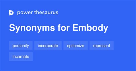 embodied synonym